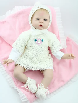 Реалистичный 20-дюймовый полностью виниловый корпус, модная кукла поколения touch для новорожденных